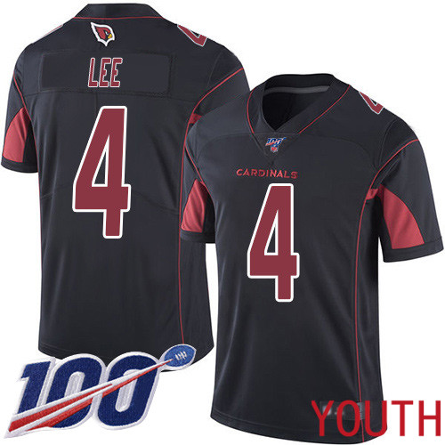 Arizona Cardinals Limited Black Youth Andy Lee Jersey NFL Football #4 100th Season Rush Vapor Untouchable->youth nfl jersey->Youth Jersey